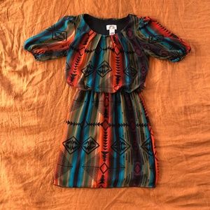 Sweet and sexy colorful mini dress!